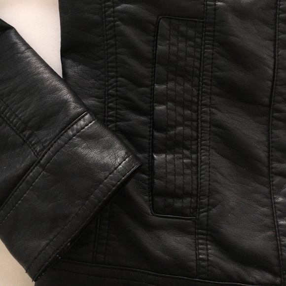 BNWOT Pleather Jacket - Picture 3 of 3